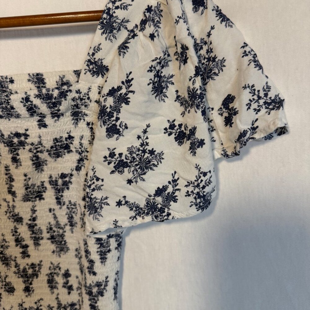Japna Boho Floral Crop Top Off Shoulder Shirt-Festival/Summer - Picture 5 of 7